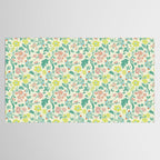Classic Chinese-Inspired Pastel Floral Pattern Tablecloth Gallery Image 2