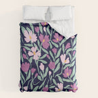 Pink Midnight Bloom Comforter Gallery Image 6