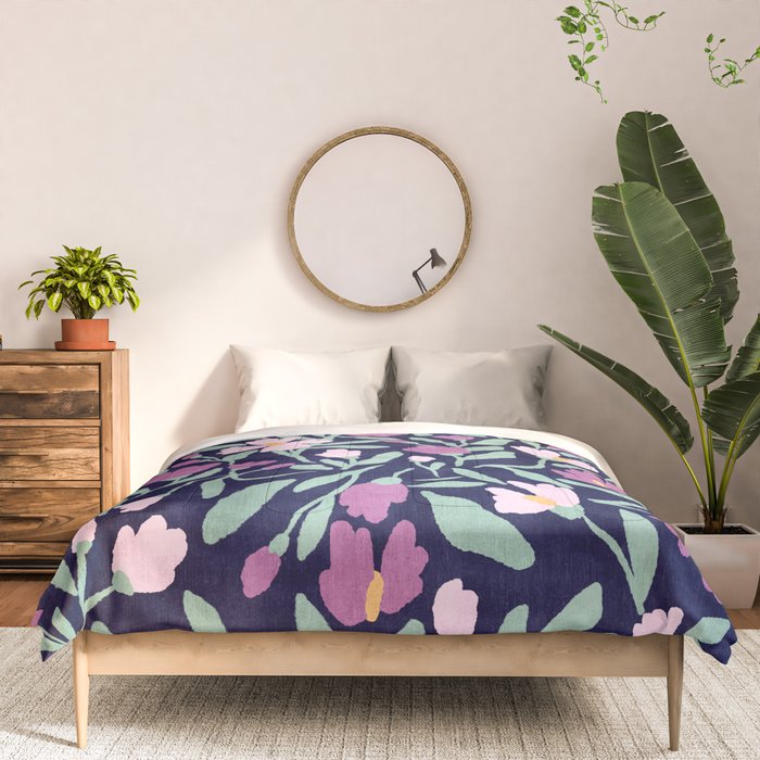 Pink Midnight Bloom Comforter Gallery Image 3
