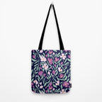 Pink Midnight Bloom Tote Bag Gallery Image 2
