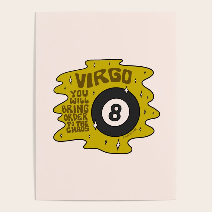 Virgo Magic 8 Ball Poster Gallery Image 1