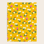 Dainty Blooms Pattern - Yellow Poster Gallery Image 4