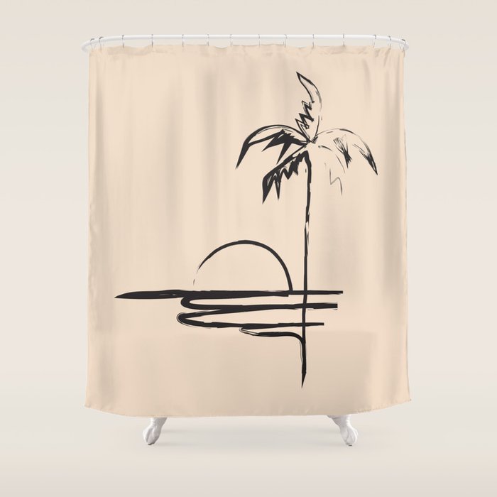 Abstract Landscape Shower Curtain Gallery Image 1