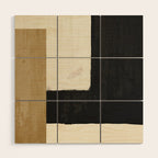 abstract minimal 14/1 Wood Wall Art Gallery Image 1