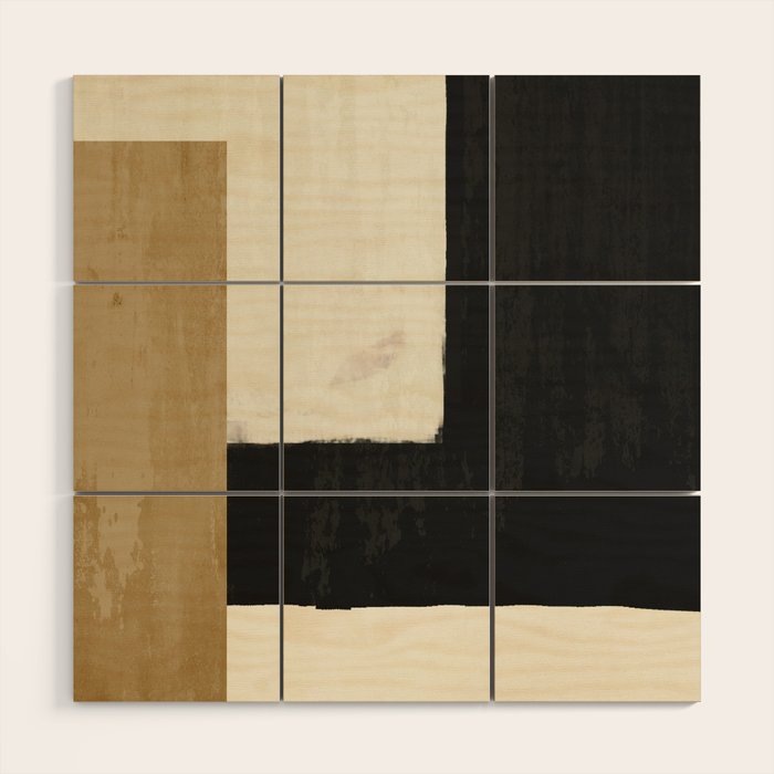 abstract minimal 14/1 Wood Wall Art Gallery Image 1