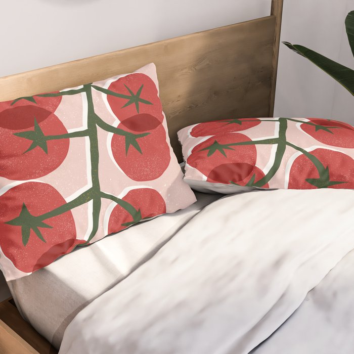 Tomatoes On A Branch Pillow Sham Gallery Image 2