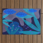 Botanika 6 Blue Outdoor Rug Gallery Image 1