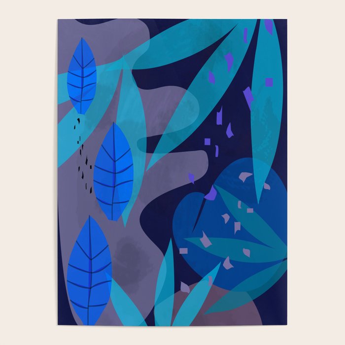 Botanika 6 Blue Poster Gallery Image 1