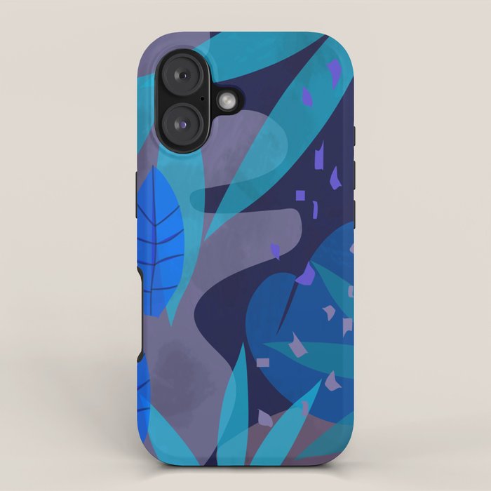 Botanika 6 Blue iPhone Case Gallery Image 1