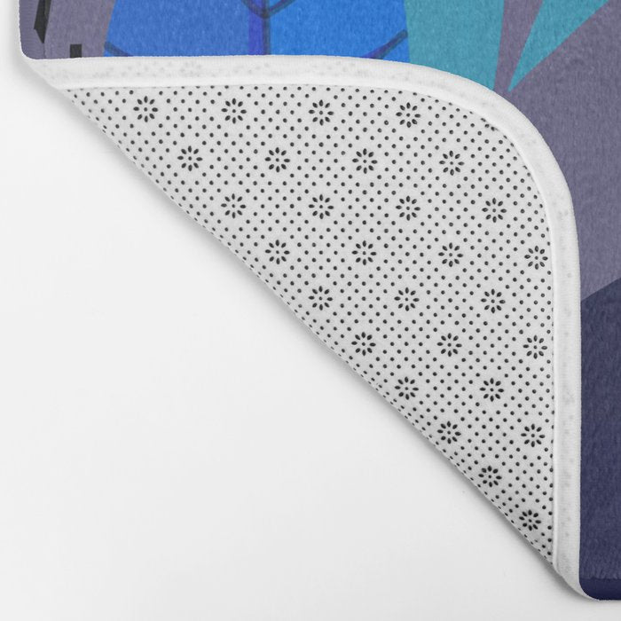 Botanika 6 Blue Bath Mat Gallery Image 2