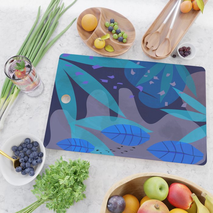 Botanika 6 Blue Cutting Board Gallery Image 2