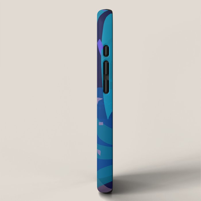 Botanika 6 Blue iPhone Case Gallery Image 2