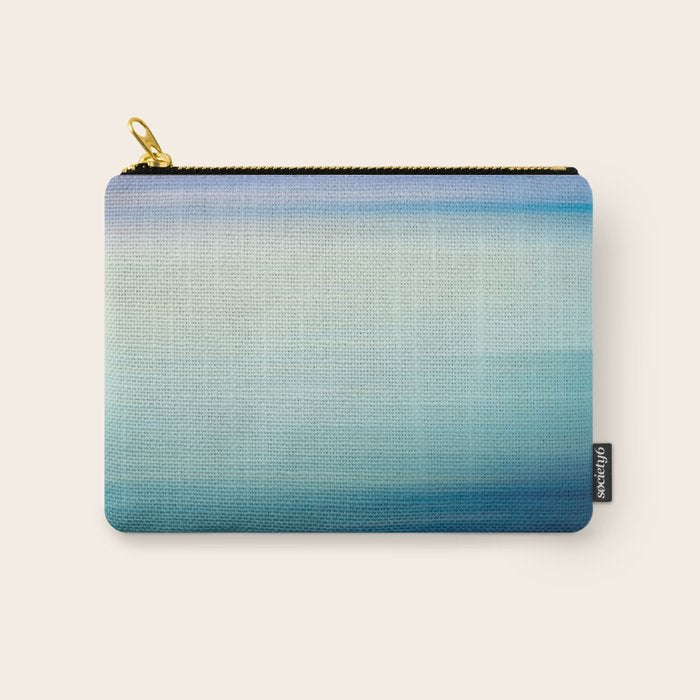 Seascape Ocean photograph - I Love the Sea Ombre Abstract Carry All Pouch Gallery Image 1