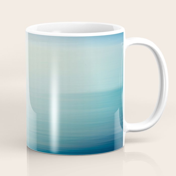 Seascape Ocean photograph - I Love the Sea Ombre Abstract Coffee Mug Gallery Image 1