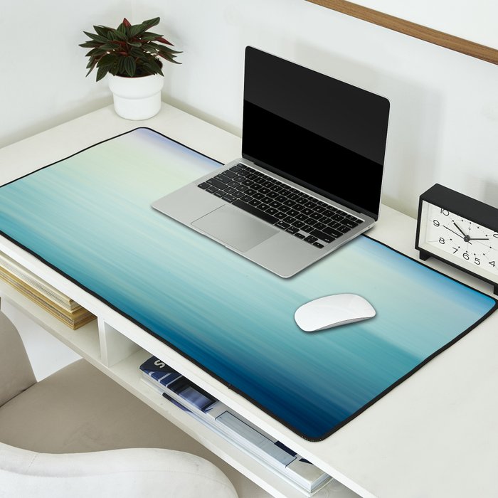Seascape Ocean photograph - I Love the Sea Ombre Abstract Desk Mat Gallery Image 2