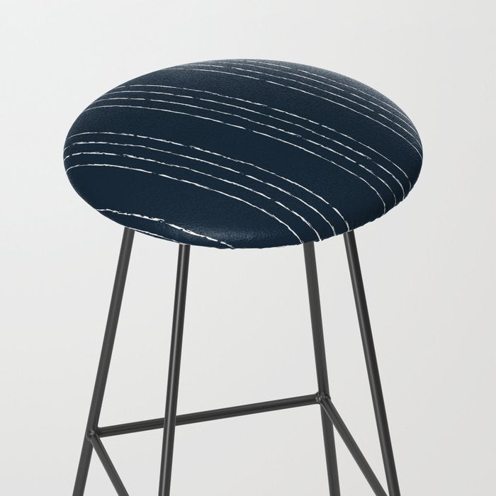 Lines #5 (Annapolis Blue) Stool Gallery Image 2