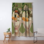 Mushroom Lady 9 Window Curtain Gallery Image 5