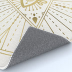 All-Seeing Eye Mandala - Gold Palette Rug Gallery Image 4