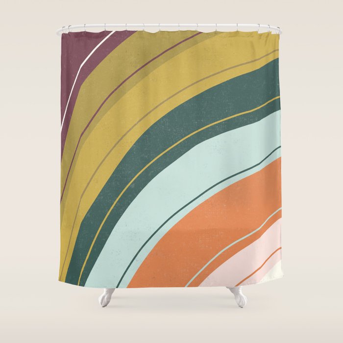 Abstract No.11 Shower Curtain Gallery Image 1