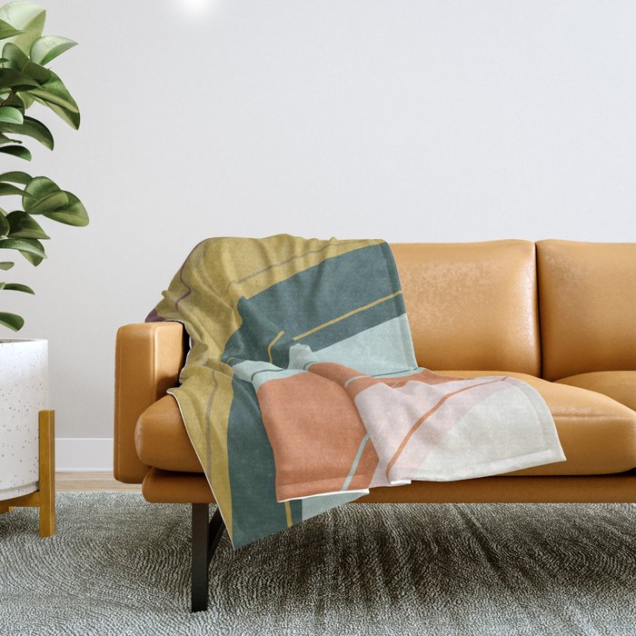 Abstract No.11 Throw Blanket Gallery Image 1