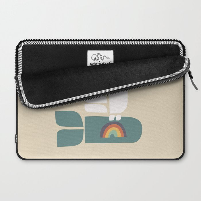 Peace dove and rainbow bomb Laptop Sleeve Gallery Image 2