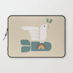 Peace dove and rainbow bomb Laptop Sleeve Gallery Image 1