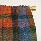 Colorful Tartan Plaid Pattern in Warm Autumn Window Curtain Gallery Image 2