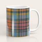 Colorful Tartan Plaid Pattern in Warm Autumn Coffee Mug Gallery Image 1