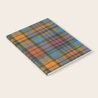Colorful Tartan Plaid Pattern in Warm Autumn Notebook Gallery Image 2