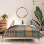 Colorful Tartan Plaid Pattern in Warm Autumn Comforter Gallery Image 3