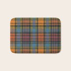 Colorful Tartan Plaid Pattern in Warm Autumn Bath Mat Gallery Image 1