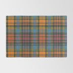 Colorful Tartan Plaid Pattern in Warm Autumn Rug Gallery Image 2