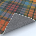 Colorful Tartan Plaid Pattern in Warm Autumn Rug Gallery Image 4