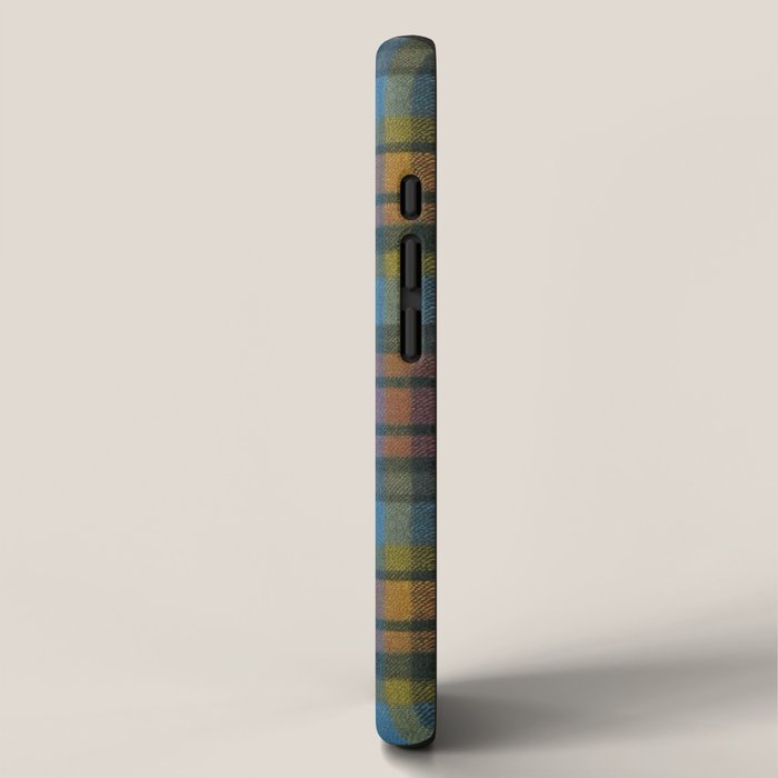 Colorful Tartan Plaid Pattern in Warm Autumn iPhone Case Gallery Image 2