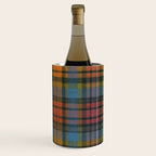 Colorful Tartan Plaid Pattern in Warm Autumn Wine Chiller Gallery Image 2