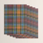 Colorful Tartan Plaid Pattern in Warm Autumn Wrapping Paper Gallery Image 3