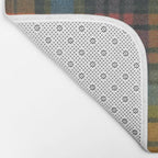 Colorful Tartan Plaid Pattern in Warm Autumn Bath Mat Gallery Image 2