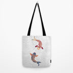 koi fish bold graphic Tote Bag Gallery Image 2