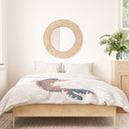 koi fish bold graphic Duvet Cover Gallery Image 3