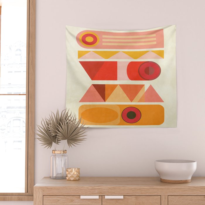 Modern Totem 9 Wall Tapestry Gallery Image 2
