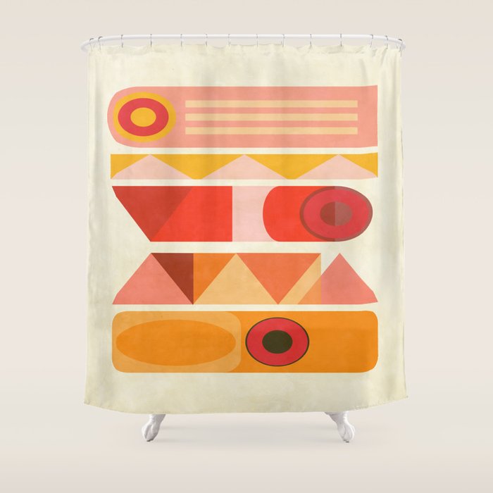 Modern Totem 9 Shower Curtain Gallery Image 1