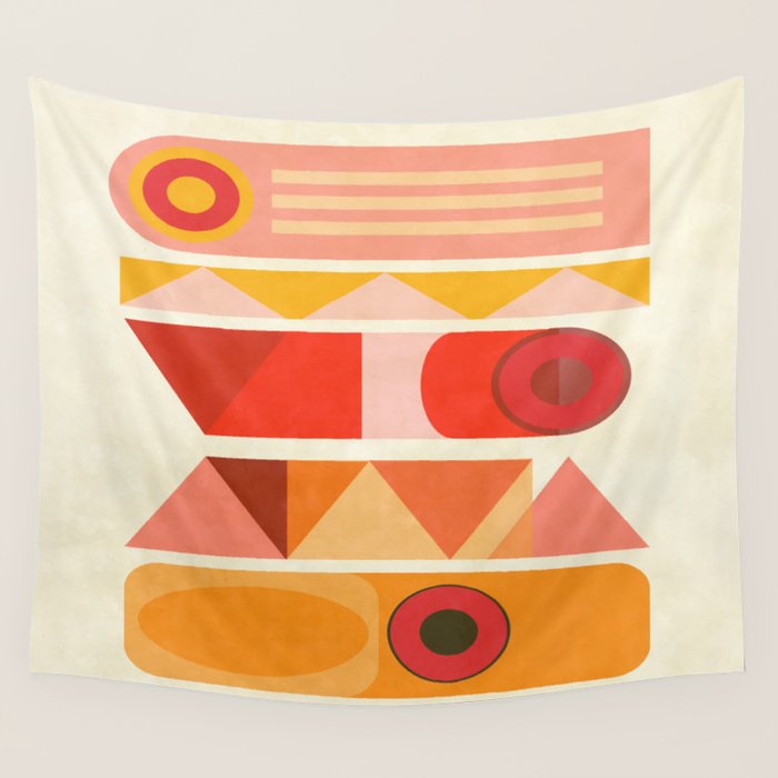 Modern Totem 9 Wall Tapestry Gallery Image 4
