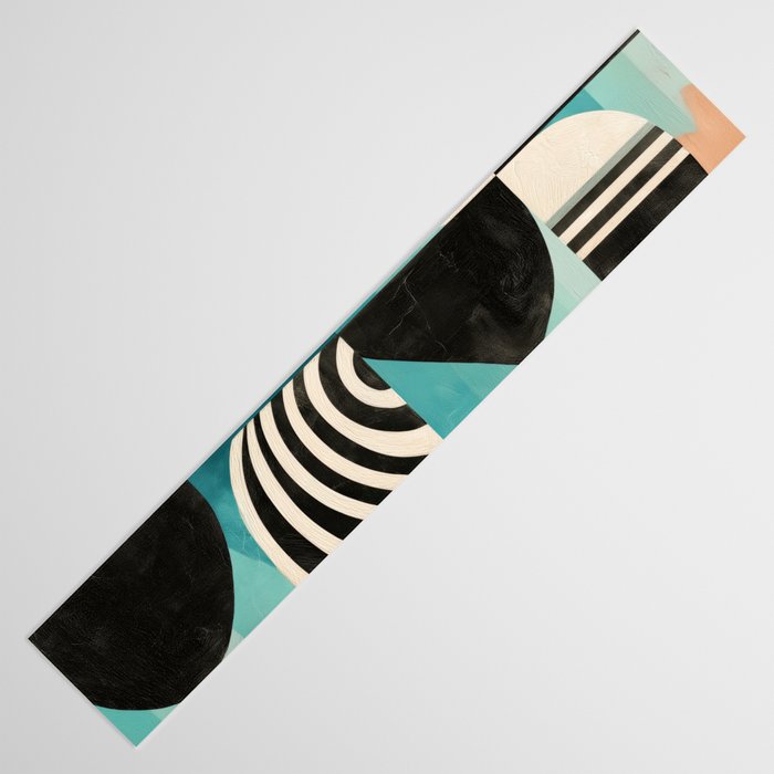 Retro Geometric Shapes 2 Table Runner Gallery Image 3