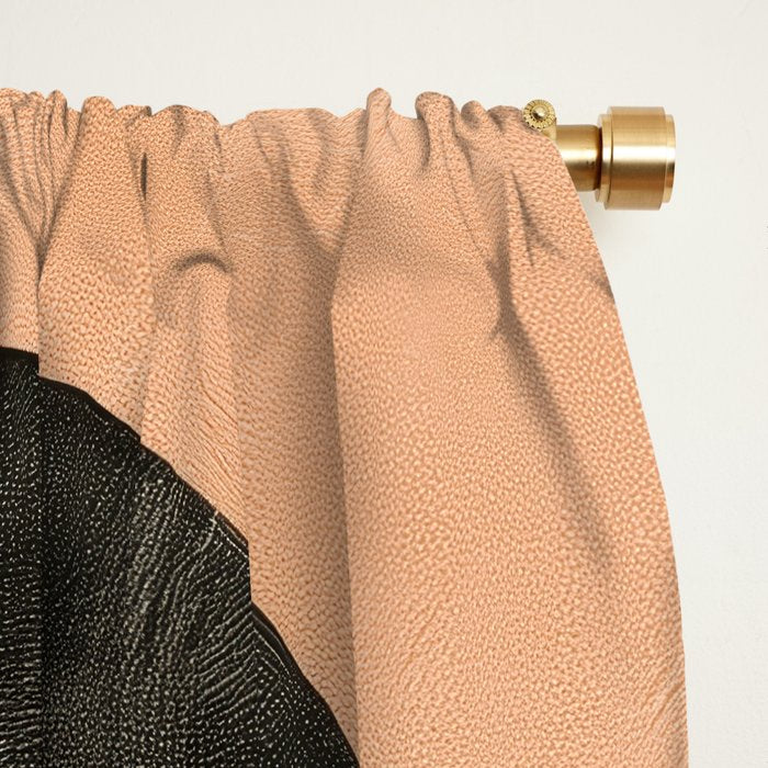 Retro Geometric Shapes 2 Window Curtain Gallery Image 2