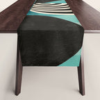 Retro Geometric Shapes 2 Table Runner Gallery Image 1