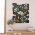 Baby animals in the dark forest DK Wall Tapestry Gallery Image 2