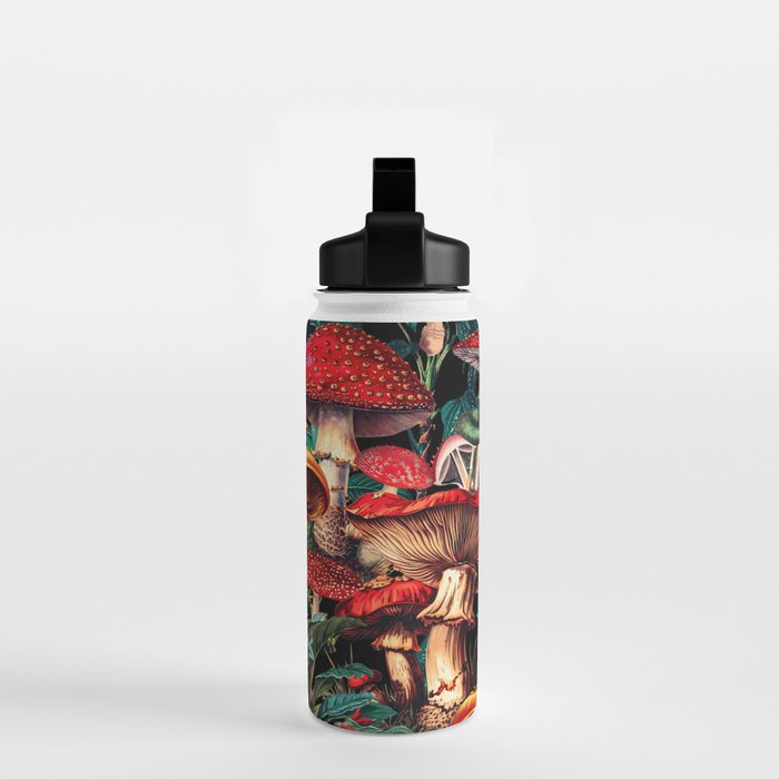 Magic Mushrooms Water Bottle Gallery Image 2