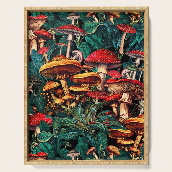 Magic Mushrooms Serving Tray Gallery Image 1