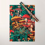 Magic Mushrooms Wrapping Paper Gallery Image 1
