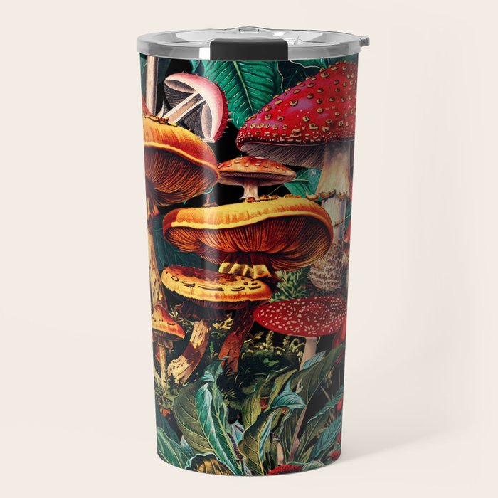 Magic Mushrooms Travel Mug Gallery Image 1